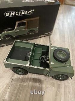 Minichamps 1/18 Scale 150 168900 1948 Land Rover With Detachable Roof Green