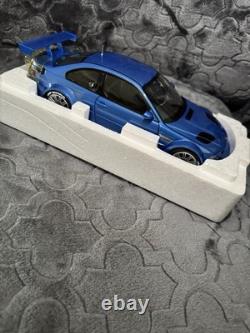 Minichamps 1/18 Scale BMW M3 GTR Street Version Blue Dealer Box Limited 3000