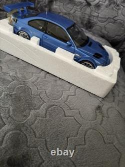 Minichamps 1/18 Scale BMW M3 GTR Street Version Blue Dealer Box Limited 3000