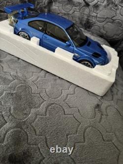 Minichamps 1/18 Scale BMW M3 GTR Street Version Blue Dealer Box Limited 3000
