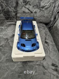 Minichamps 1/18 Scale BMW M3 GTR Street Version Blue Dealer Box Limited 3000