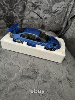 Minichamps 1/18 Scale BMW M3 GTR Street Version Blue Dealer Box Limited 3000
