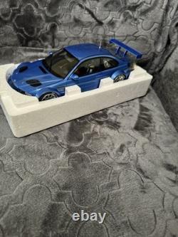 Minichamps 1/18 Scale BMW M3 GTR Street Version Blue Dealer Box Limited 3000
