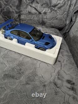Minichamps 1/18 Scale BMW M3 GTR Street Version Blue Dealer Box Limited 3000