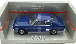 Minichamps 1/18 Scale Diecast 150 089004 1969 Ford Capri Dark Blue