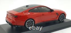 Minichamps 1/18 Scale Diecast 155 020121 2020 BMW M4 Red Metallic