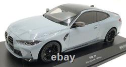 Minichamps 1/18 Scale Diecast 155 020124 BMW M4 2020 Metallic Grey