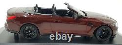 Minichamps 1/18 Scale Diecast 155 021032 BMW M4 Cabrio 2021 Red Metallic