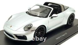 Minichamps 1/18 Scale Diecast 155 061061 Porsche 911 Targa 4 GTS Silver