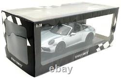 Minichamps 1/18 Scale Diecast 155 061061 Porsche 911 Targa 4 GTS Silver