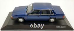 Minichamps 1/18 Scale Diecast 155 171701 Volvo 740 GL 1986 Dark Blue Met