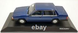 Minichamps 1/18 Scale Diecast 155 171701 Volvo 740 GL 1986 Dark Blue Met