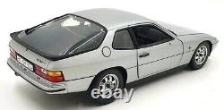 Minichamps 1/18 Scale Diecast DC29722X Porsche 924 1985 Silver With Case