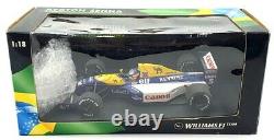 Minichamps 1/18 Scale diecast 540 911805 Williams Renault FW14 Senna Taxi 1991