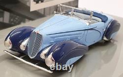 Minichamps 1/43 Scale 116160 1937 Delahaye Tyope 135 M Cabriolet Blue