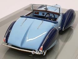Minichamps 1/43 Scale 116160 1937 Delahaye Tyope 135 M Cabriolet Blue