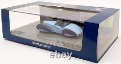 Minichamps 1/43 Scale 116160 1937 Delahaye Tyope 135 M Cabriolet Blue