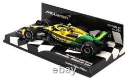 Minichamps McLaren MCL38'Senna by OKX' Monaco GP 2024 Lando Norris 1/43 Scale