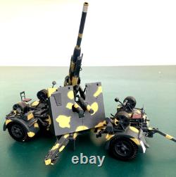 Minichamps Very Rare 88mm Anti Aircraft Flak Gun Scale 135 Cast Metal