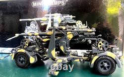 Minichamps Very Rare 88mm Anti Aircraft Flak Gun Scale 135 Cast Metal