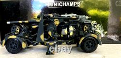 Minichamps Very Rare 88mm Anti Aircraft Flak Gun Scale 135 Cast Metal