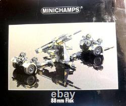 Minichamps Very Rare 88mm Anti Aircraft Flak Gun Scale 135 Cast Metal