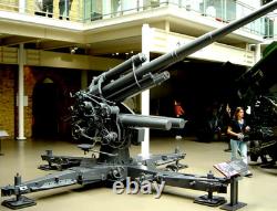 Minichamps Very Rare 88mm Anti Aircraft Flak Gun Scale 135 Cast Metal