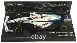 Minichamps Williams F1 FW43 #63 Hungarian GP 2020 George Russell 1/43 Scale