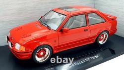 Model Car Group 1/18 Scale Diecast MCG18273 Ford Escort RS Turbo Red