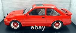 Model Car Group 1/18 Scale Diecast MCG18273 Ford Escort RS Turbo Red