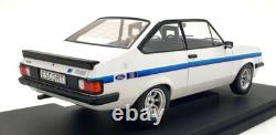 Model Car Group 1/18 Scale Diecast MCG18439 Ford Escort MKII RSA 2000 White