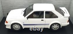 Model Car Group 1/18 Scale MCG18419 1985 Ford Escort RS Turbo White