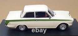 Model Car Group 1/18 Scale MCG18434 Ford Lotus Cortina White/Green