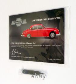 Model Icons 1/18 Scale Diecast 2010001 Jaguar Mk2 Carman Red RHD