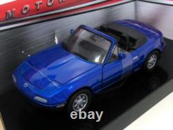 Motor Max 1/24 Scale Diecast 73262BLU Mazda MX5 Miata Blue