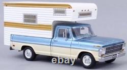Neo Scale Models 44849, Ford F100 Camper 1968, Turquoise, 143 Scale