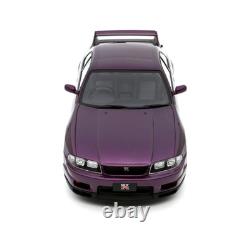Nissan Skyline Gt-r R33 V-spec Purple 118 Scale Model By Otto Ot1138 Rare Model
