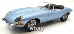 Norev 1/12 Scale 122722 Jaguar E-Type Cabriolet 1962 Blue Metallic