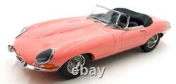 Norev 1/12 Scale Diecast 122721 Jaguar E-Type Cabriolet 1962 Pink