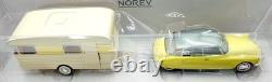 Norev 1/18 Scale 181762 Citroen DS 19 1960 Yellow With Caravan Digue