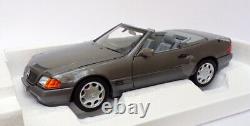 Norev 1/18 Scale 183715 1989 Mercedes Benz 500SL Cabrio Grey