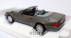 Norev 1/18 Scale 183715 1989 Mercedes Benz 500SL Cabrio Grey