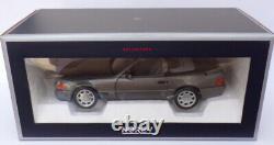 Norev 1/18 Scale 183715 1989 Mercedes Benz 500SL Cabrio Grey