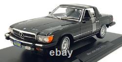 Norev 1/18 Scale 183724 1979 Mercedes 450 SL US Version Metallic Black