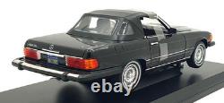 Norev 1/18 Scale 183724 1979 Mercedes 450 SL US Version Metallic Black
