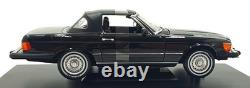 Norev 1/18 Scale 183724 1979 Mercedes 450 SL US Version Metallic Black