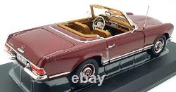 Norev 1/18 Scale 183766 Mercedes-Benz 230 SL 1963 Dark Red
