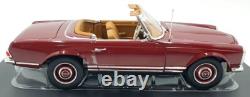 Norev 1/18 Scale 183766 Mercedes-Benz 230 SL 1963 Dark Red
