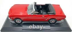 Norev 1/18 Scale Diecast 182810 Ford Mustang Convertible 1966 Red