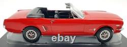 Norev 1/18 Scale Diecast 182810 Ford Mustang Convertible 1966 Red